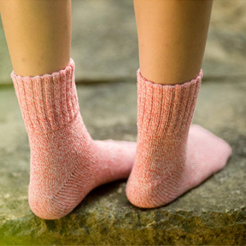 Wool cashmere socks for women