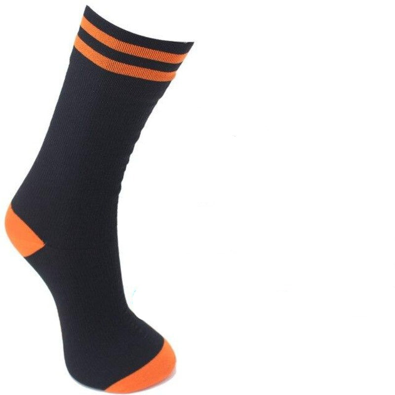 Black & Orange Waterproof Outdoor Socks